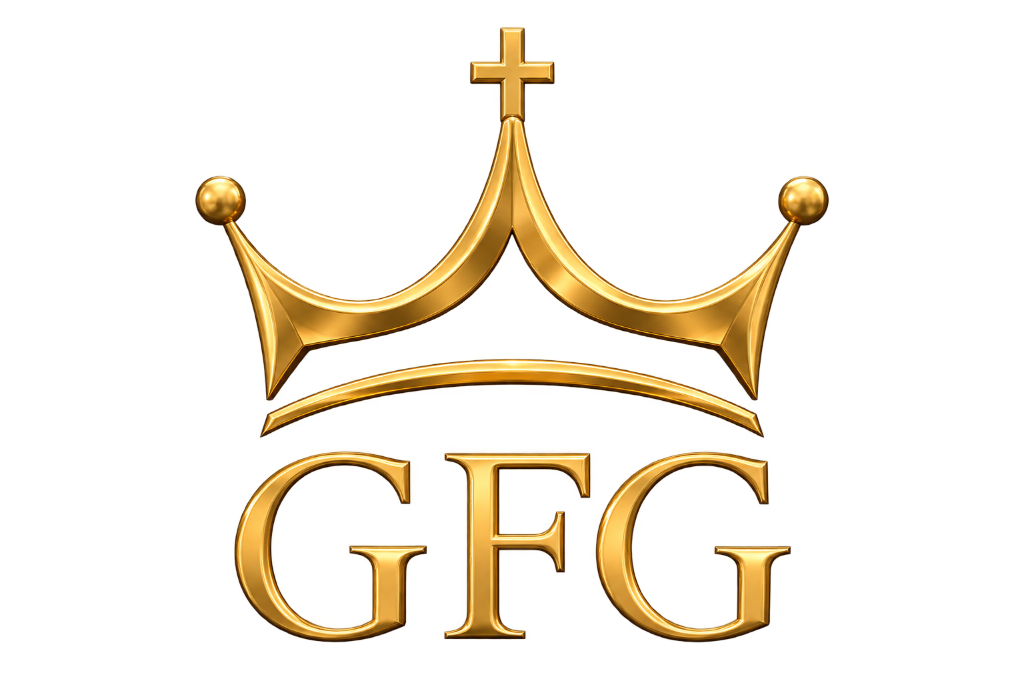 GFG Heritage Logo — crown with cross
