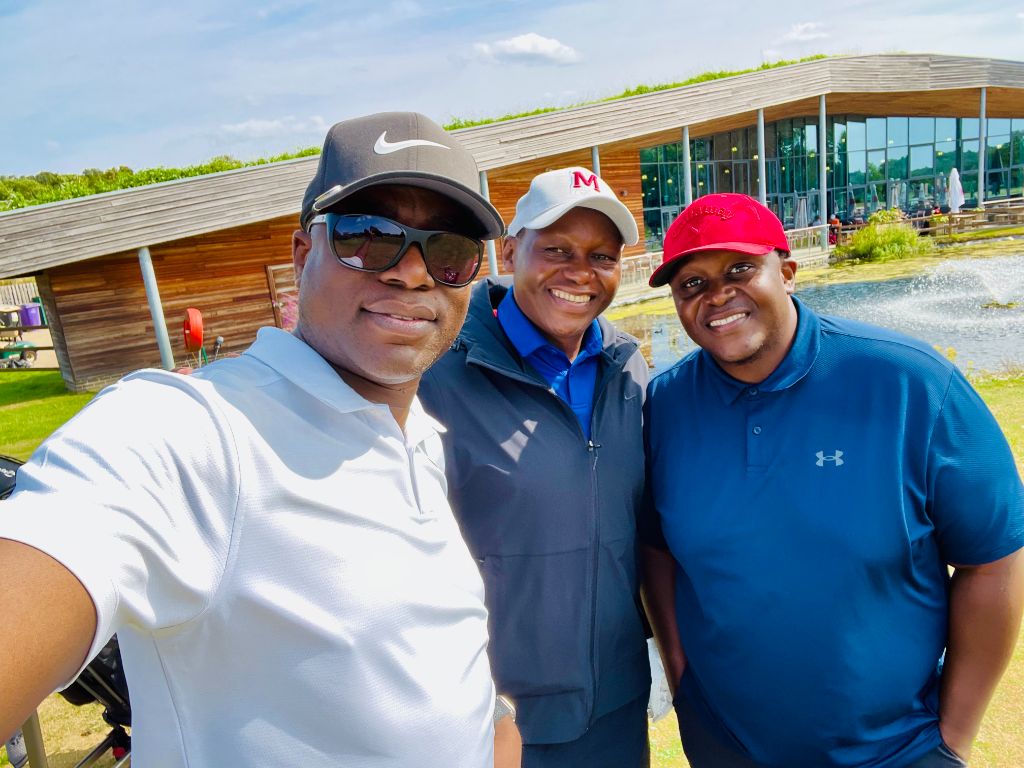 At the clubhouse