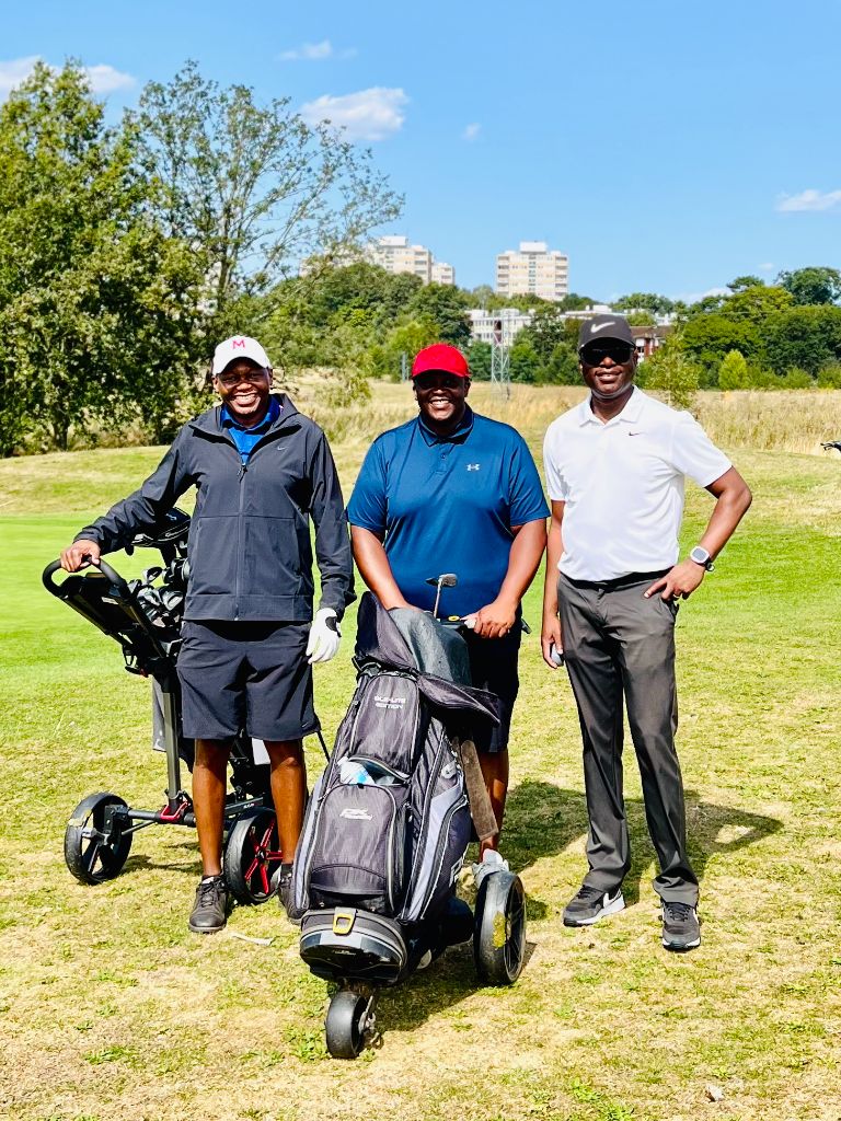Squad on the fairway